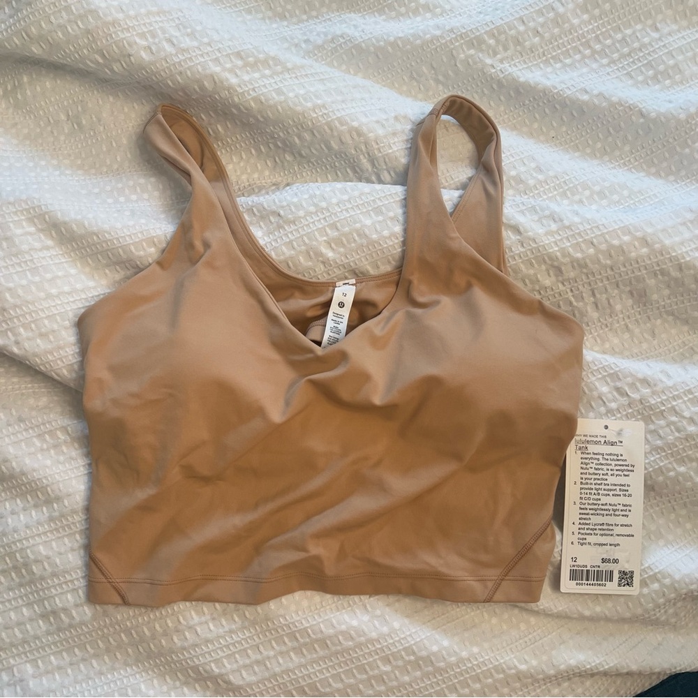lululemon athletica Tan Tank Top